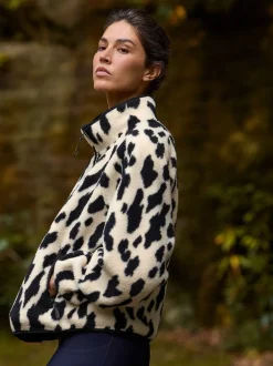 Next Imprimé animal - Veste Active imprimée en peau de mouton Clearance