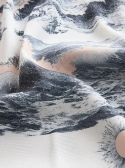 Next Imprimé bateau abstrait - Chemisier Manchester court Col en V New