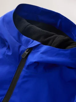 Next - Veste à capuche imperméable doublée de polaire (3-17ans) Imprimé Bleu Éclair Hot