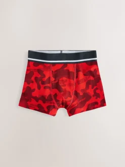 Next Imprimé camouflage - Lot de 7 boxers (3-16ans) Outlet