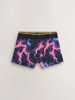 Next Imprimé éclair multicolore - Lot de 7 boxers (3-16ans) Sale