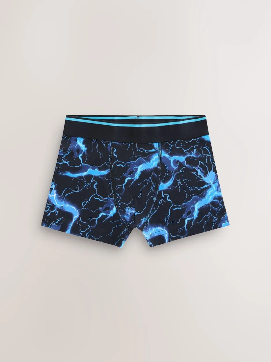 Next Imprimé éclair multicolore - Lot de 7 boxers (3-16ans) Sale