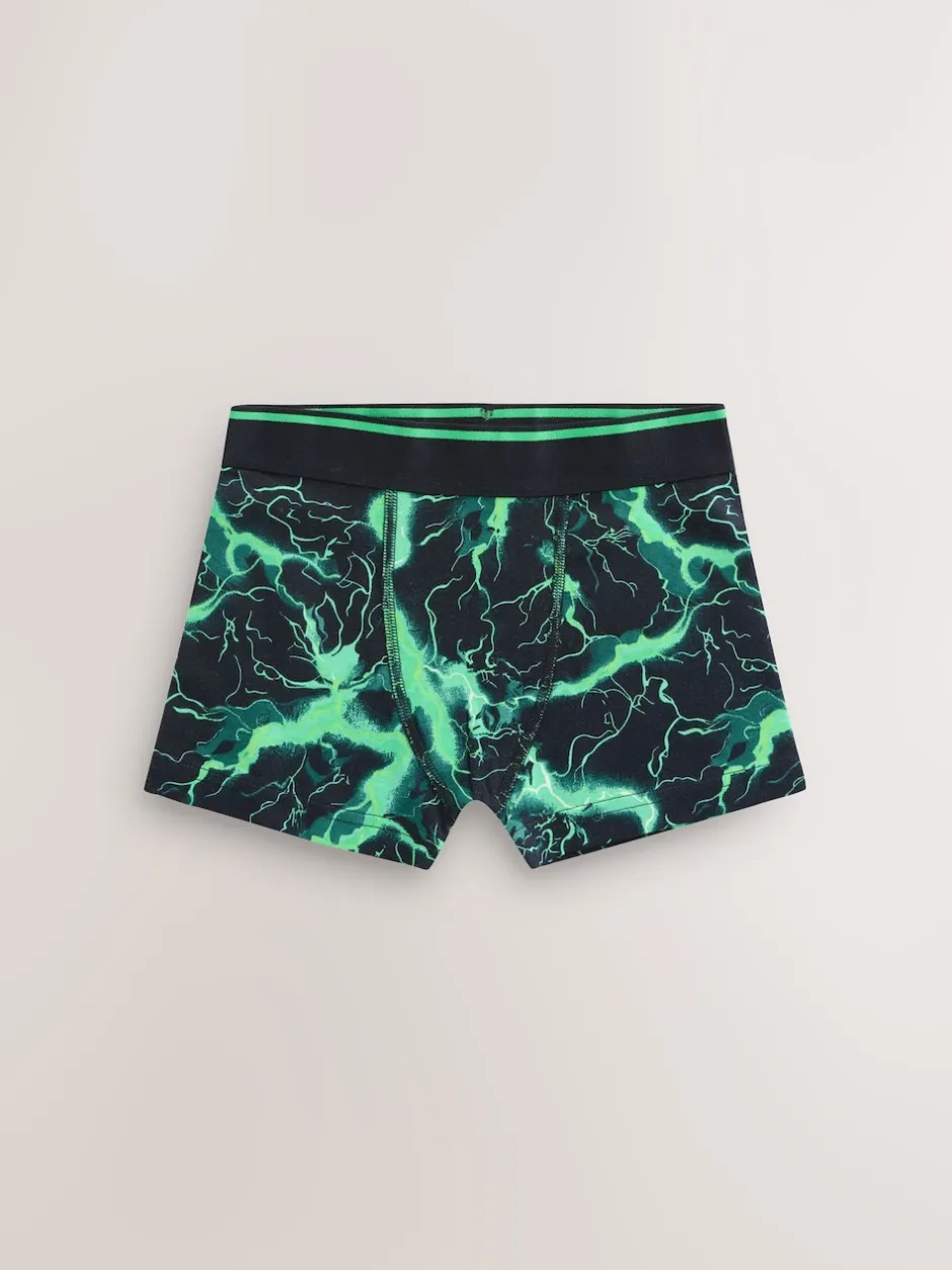 Next Imprimé éclair multicolore - Lot de 7 boxers (3-16ans) Sale