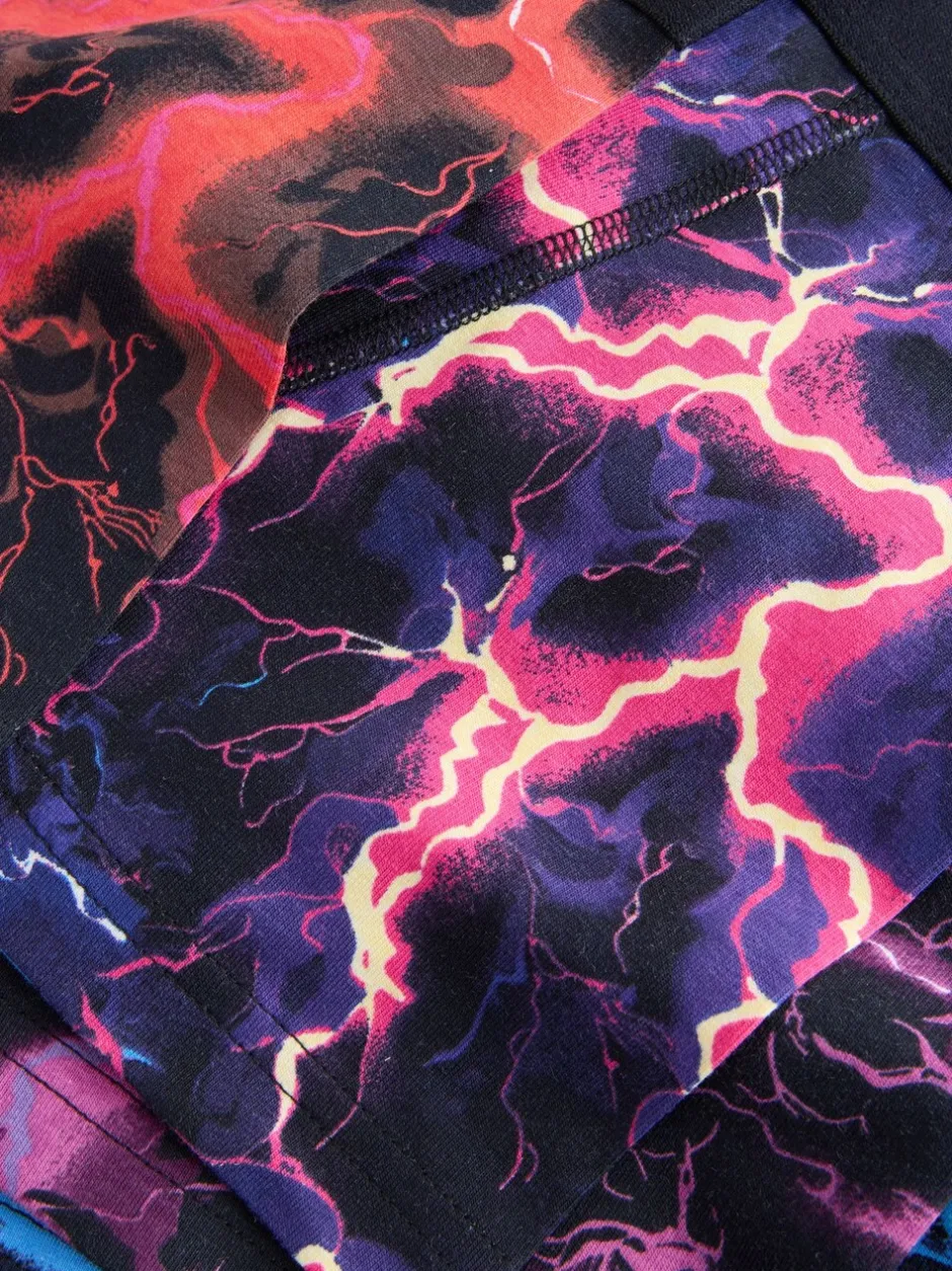 Next Imprimé éclair multicolore - Lot de 7 boxers (3-16ans) Sale