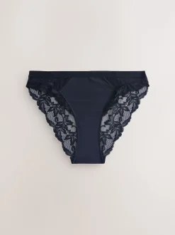 Next Imprimé crème/bleu marine - Culottes Discount