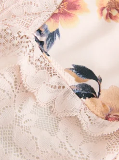 Next Imprimé crème/bleu marine - Culottes Discount