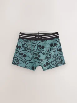 Next Imprimé crâne grafitti - Lot de 5 boxers (3-16ans) Sale