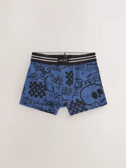 Next Imprimé crâne grafitti - Lot de 5 boxers (3-16ans) Sale
