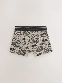 Next Imprimé crâne grafitti - Lot de 5 boxers (3-16ans) Sale