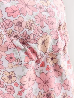 Next Imprimé Ditsy Fleuri Rose Corail - Chapeau de légionnaire de natation (3mths-10yrs) Sale