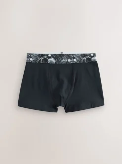 Next Imprimé football bleu/noir - Lot de 5 boxers (2-16ans)