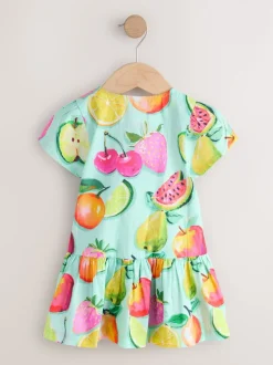 Next Imprimé fruits - Robe en coton à manches courtes (3mois8ans) Best