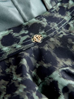 Next Imprimé léopard vert/noir - Robe de bain à jupes avec contrôle du ventre Clearance