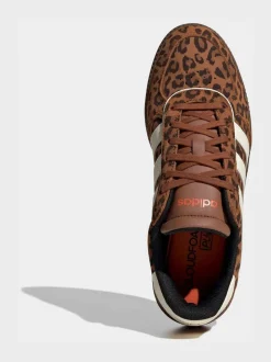 adidas - Breaknet Sleek Trainers Imprimé léopard/blanc New