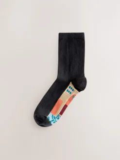 Next - Semelle intérieure Ankle Socks 5 Pack Imprimé Marakesh Mix