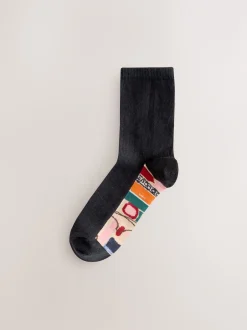 Next - Semelle intérieure Ankle Socks 5 Pack Imprimé Marakesh Mix