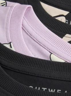 Next Imprimé panda noir/blanc - Lot de 3 joggings de pyjama (3-16ans) Outlet