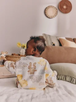 Next Imprimé personnage lapin blanc - Ensemble bébé sweat et legging de Pâques (0mois-2ans) Online