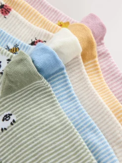 Next imprimé printemps - Paquet de chaussettes de cheville 5 Outlet