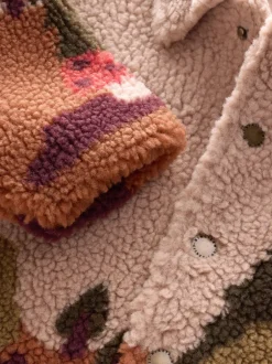 Next Imprimé scénique neutre - Borg Polaire Shacket (3mths-7yrs) Hot