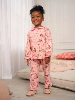 Next Imprimé souris rose - Pyjama Bouton à travers tissé (9mths-10yrs)