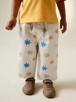 Next - Pantalon large à enfiler (3mois-7ans) Imprimé étoile multicolore Discount