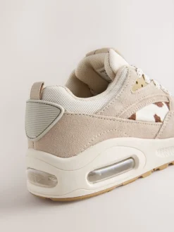 Next Imprimé vache - Baskets à lacets motif bulles Sale