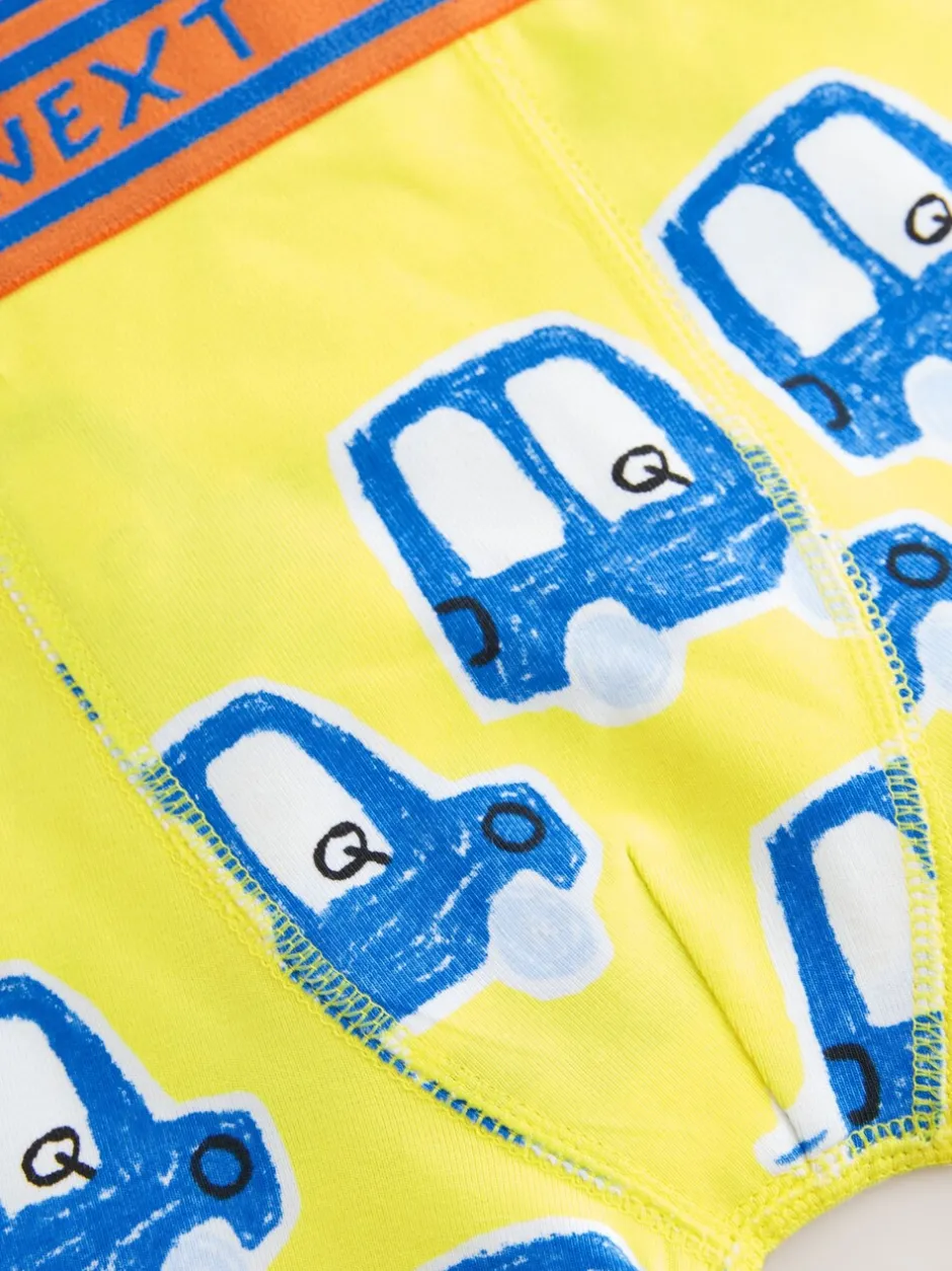 Next Imprimé voiture multicolore - Boxers 7 Pack (1.5-12ans) Outlet