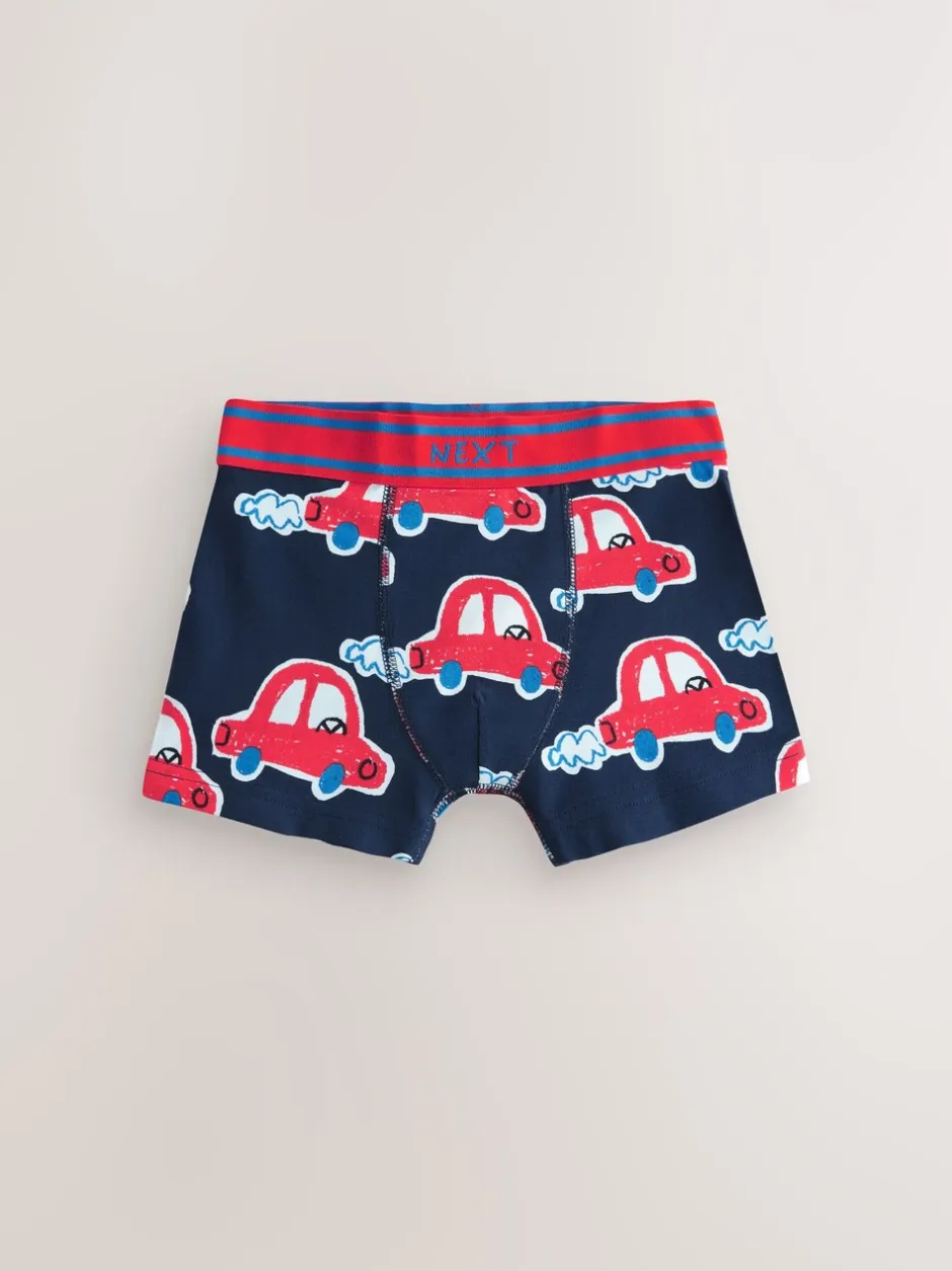 Next Imprimé voiture multicolore - Boxers 7 Pack (1.5-12ans) Outlet