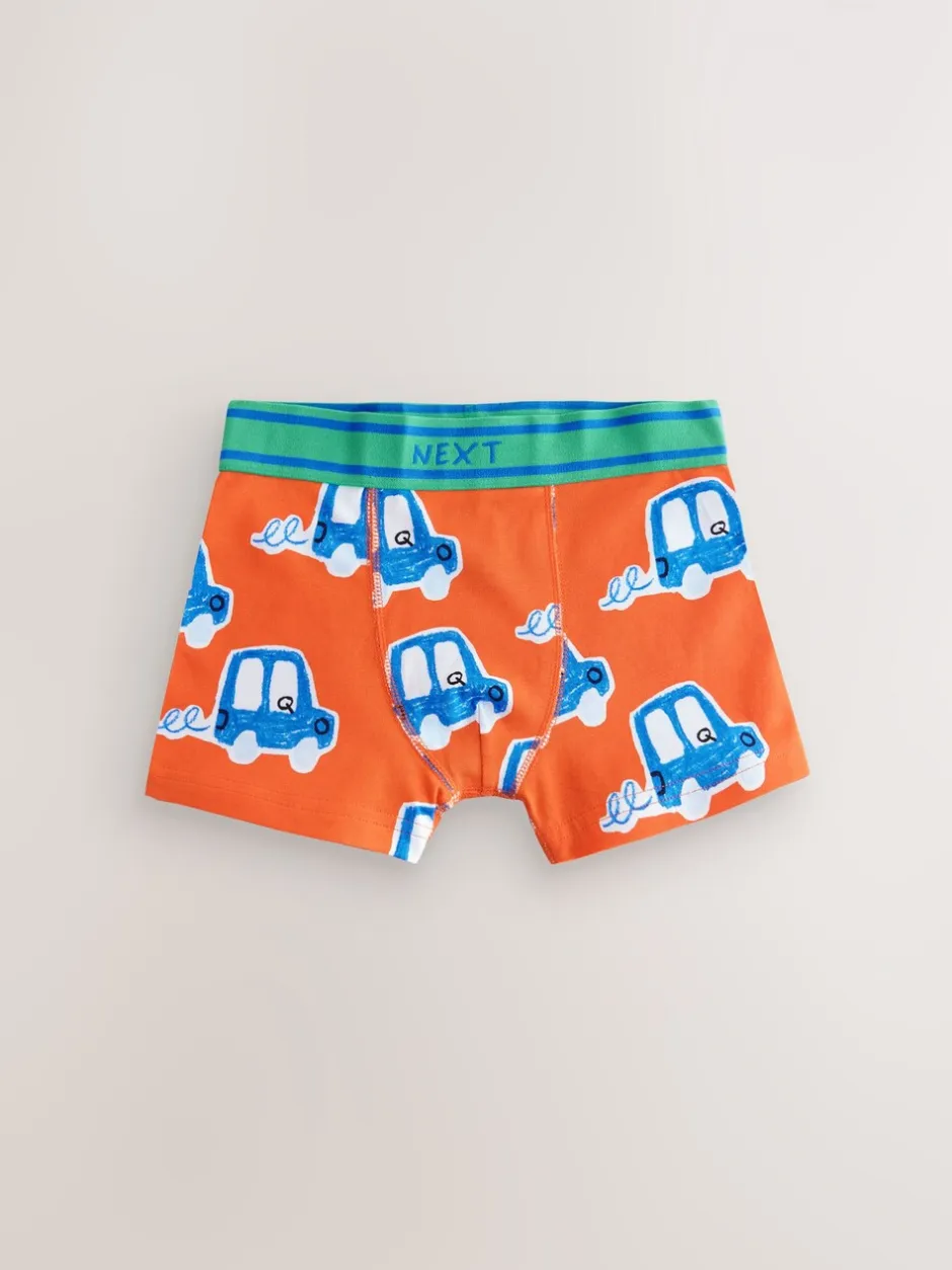 Next Imprimé voiture multicolore - Boxers 7 Pack (1.5-12ans) Outlet