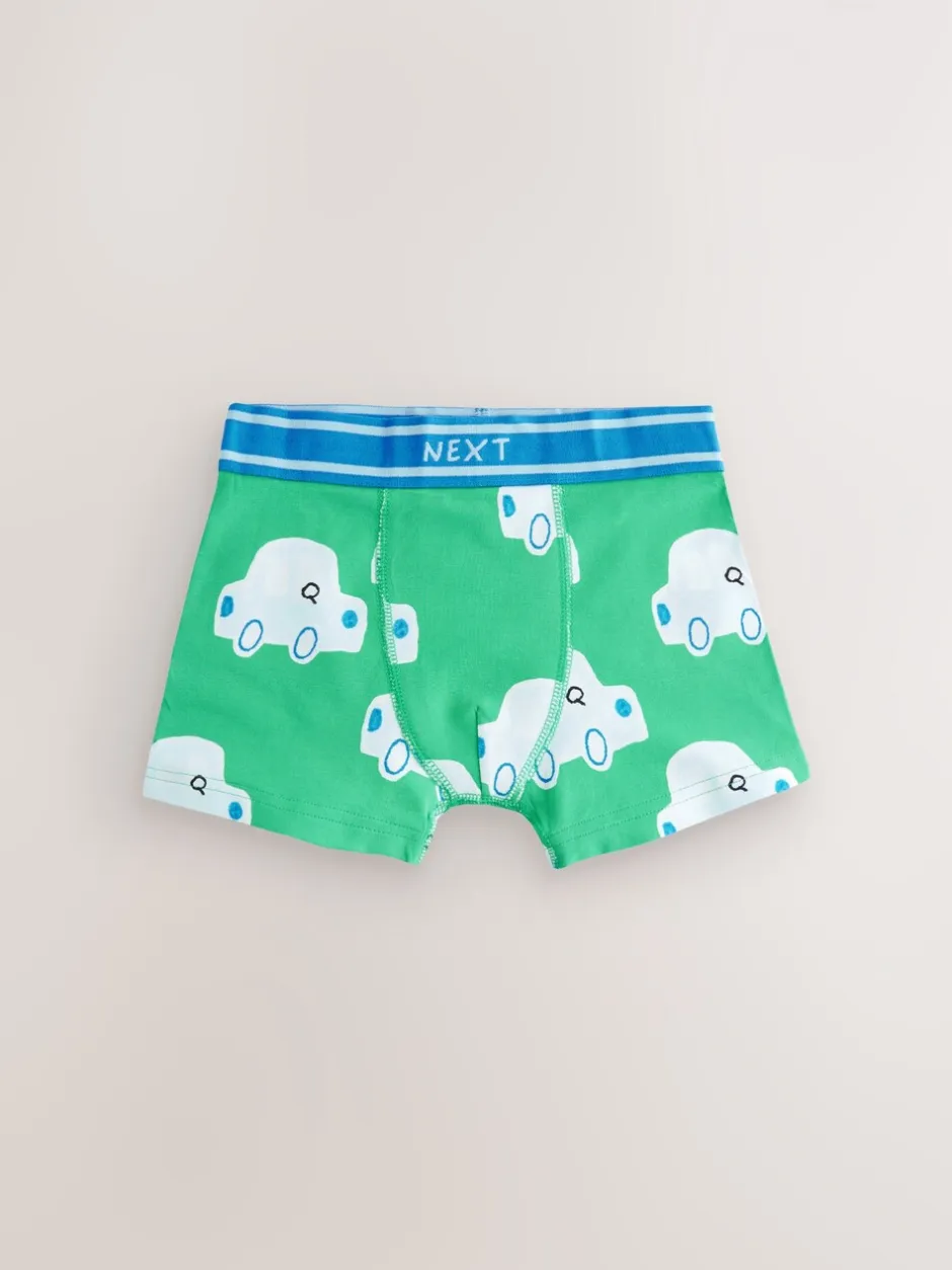 Next Imprimé voiture multicolore - Boxers 7 Pack (1.5-12ans) Outlet