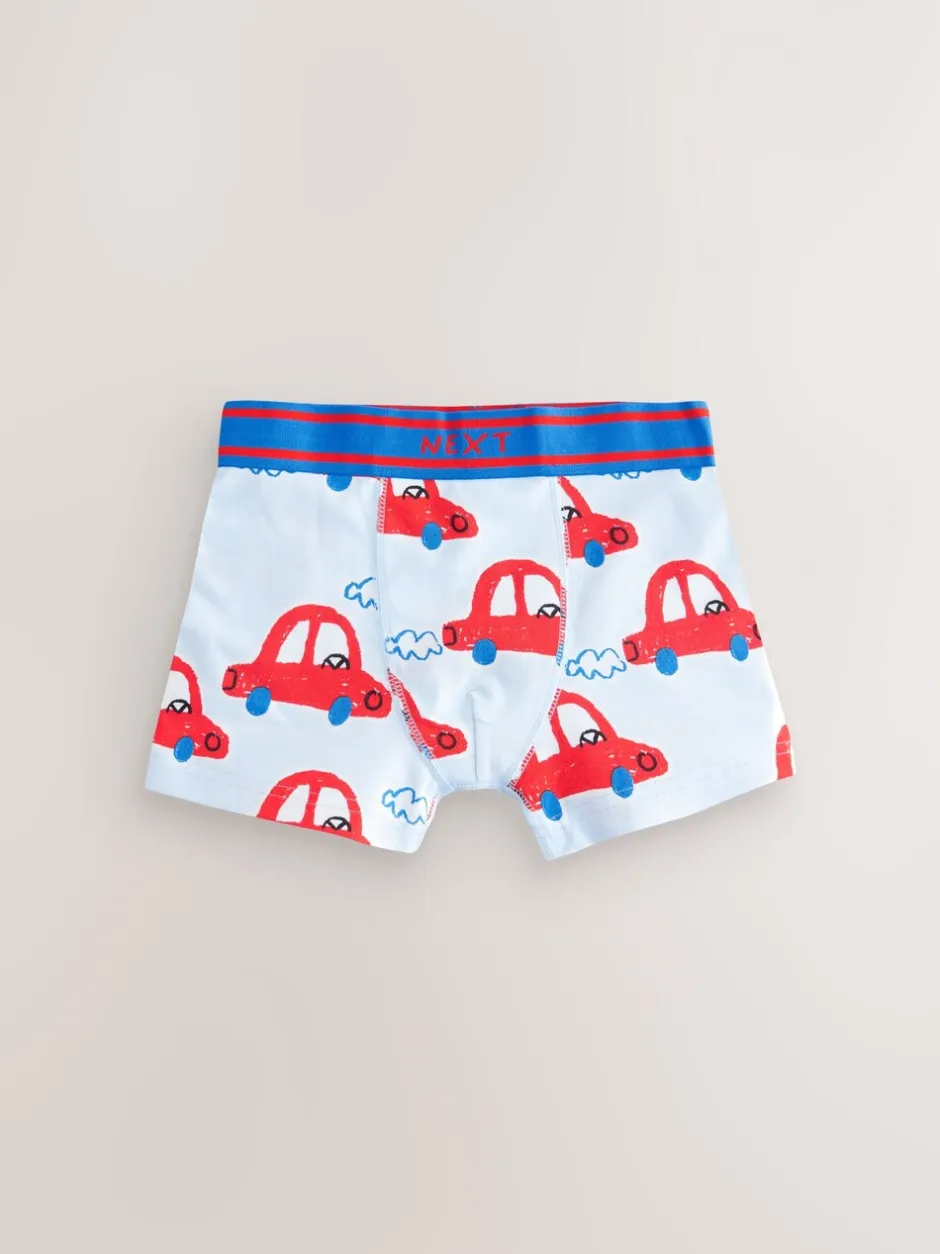 Next Imprimé voiture multicolore - Boxers 7 Pack (1.5-12ans) Outlet