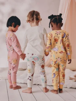 Next Imprimé western rose/jaune - Lot de 3 pyjamas Snuggle (9mois-12ans) Hot