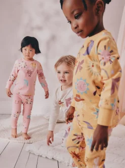 Next Imprimé western rose/jaune - Lot de 3 pyjamas Snuggle (9mois-12ans) Hot