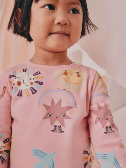 Next Imprimé western rose/jaune - Lot de 3 pyjamas Snuggle (9mois-12ans) Hot