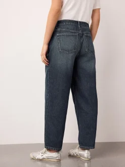 Next indigo - Jean de grossesse Barrel Denim Hot