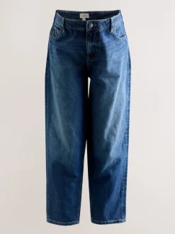 Next indigo - Jean de grossesse Barrel Denim Hot