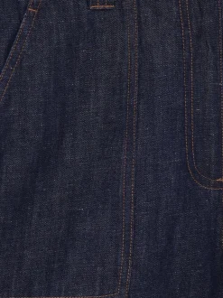 Reiss indigo - Shorts en lin Ashby Best