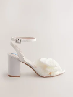 Next ivoire - Chaussures à talons de mariée Forever Comfort® Wedding Bow Block Best