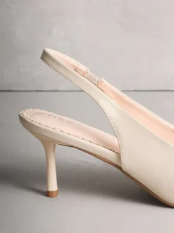 Next ivoire - Chaussures à talons Forever Comfort® Peeptoe à bride arrière