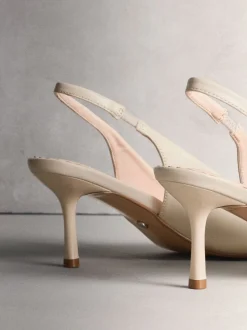 Next ivoire - Chaussures à talons Forever Comfort® Peeptoe à bride arrière