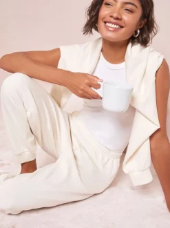 Friends Like These ivoire - Bas de pyjama de jogging haut de gamme