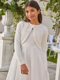 Lipsy ivoire - Fluffy Occasion Bolero (5-16yrs) Hot