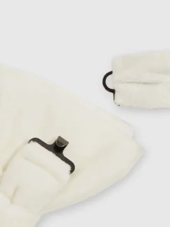 Reiss - Nœud papillon Hike en velours ivoire New