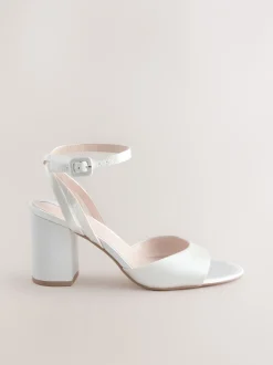 Next ivoire - Sandales de mariage Forever Comfort® à talons carrés à bout rond Online