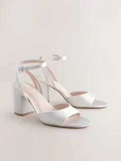 Next ivoire - Sandales de mariage Forever Comfort® à talons carrés à bout rond Online