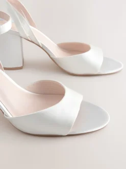 Next ivoire - Sandales de mariage Forever Comfort® à talons carrés à bout rond Online