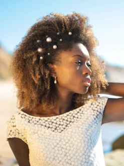 Ivory & Co Set d'épingles à cheveux en perles