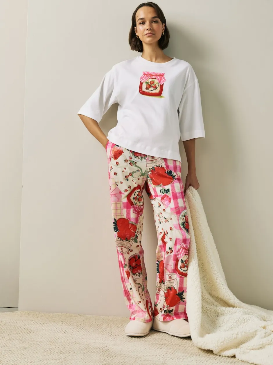 Next - Pyjama à manches courtes Jam écru Online