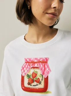 Next - Pyjama à manches courtes Jam écru Online